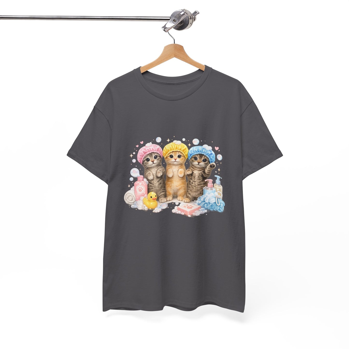 Cute Kittens Bath Time T-Shirt