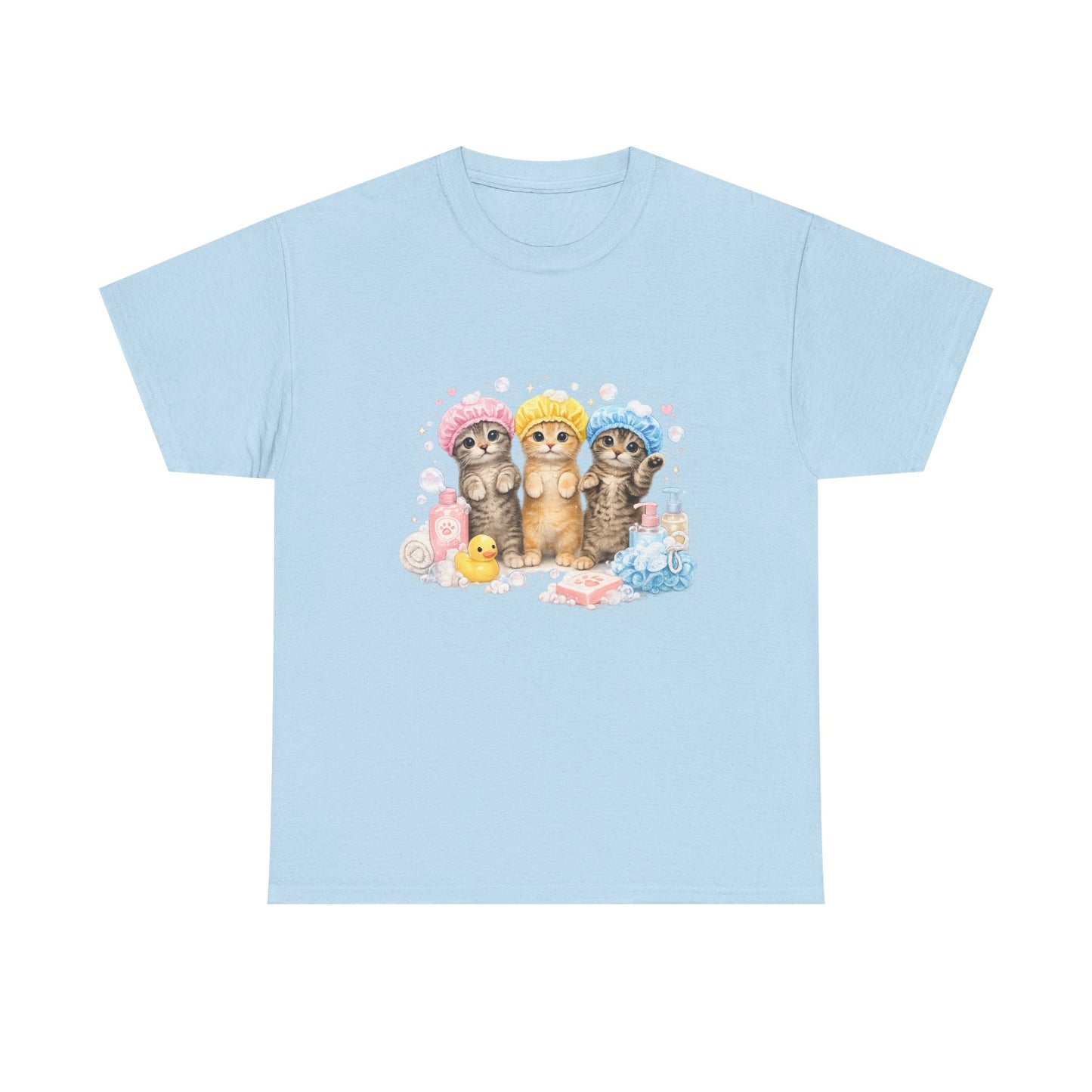 Cute Kittens Bath Time T-Shirt