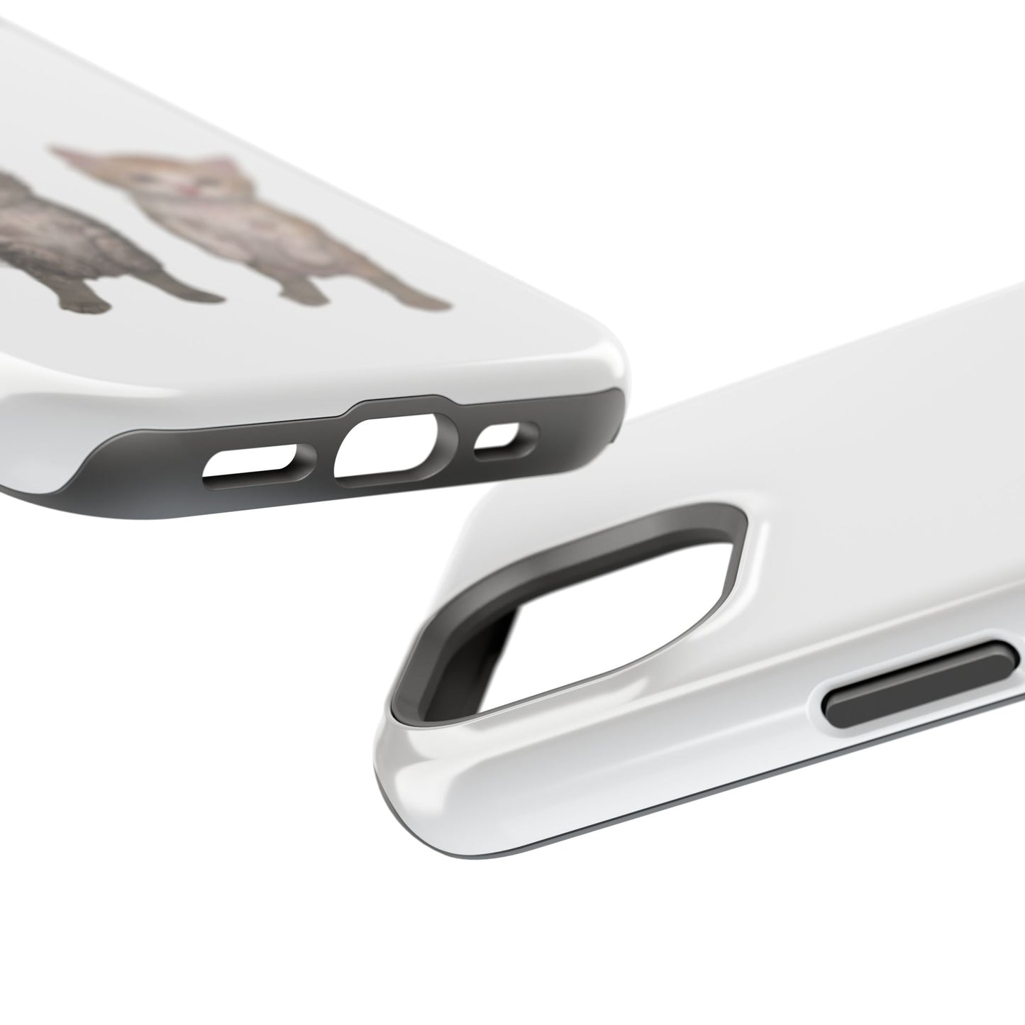 Duo Cute Kitten  Magnetic Impact-Resistant Phone Case
