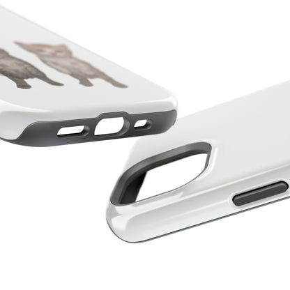 Duo Cute Kitten  Magnetic Impact-Resistant Phone Case