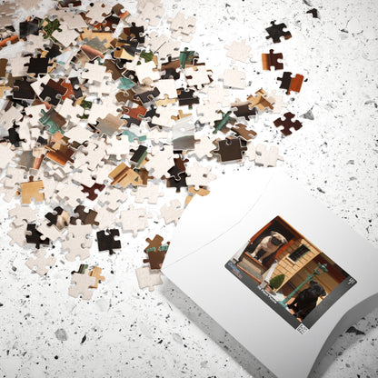 Pug Pair Photo Puzzle — 252/520/1014-Piece Jigsaw