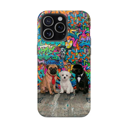 Puppy Squad Graffiti Phone Case — Impact-Resistant Protective Case