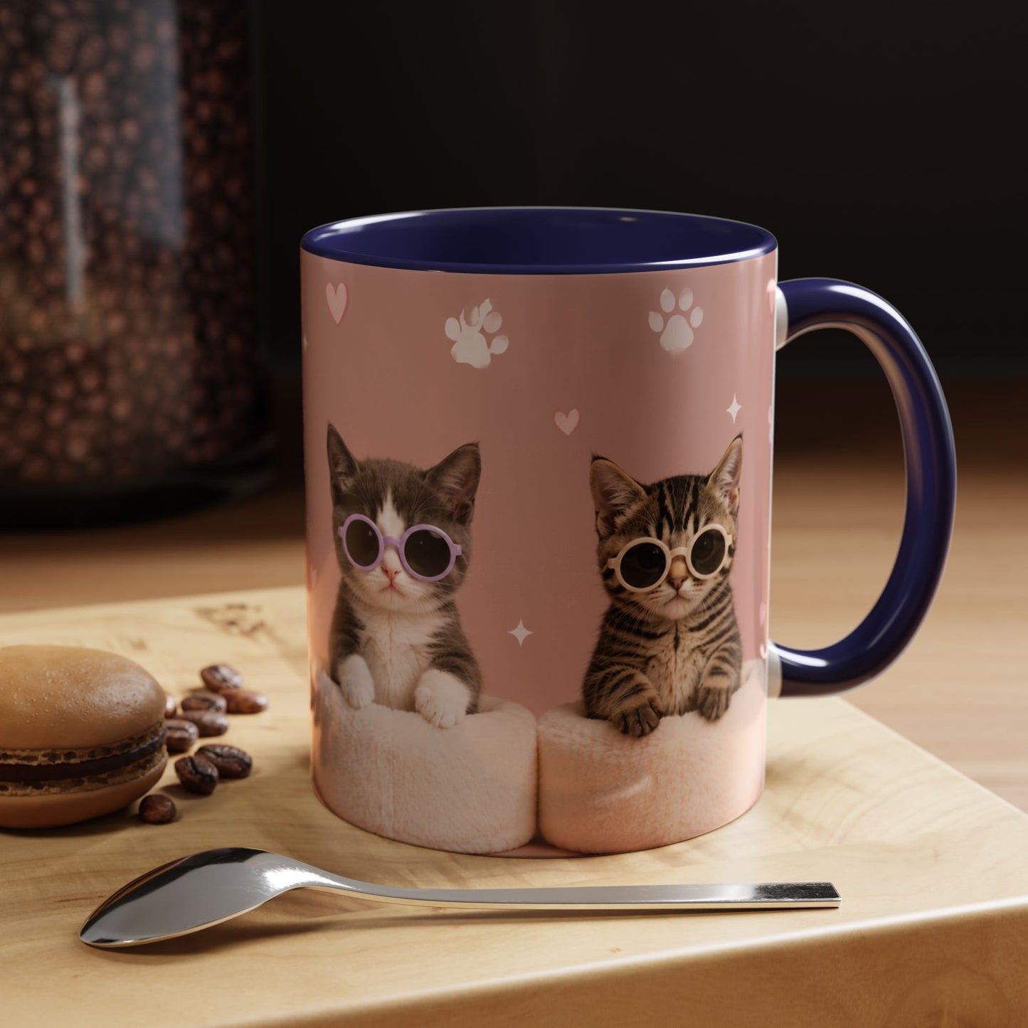Cute Cat Lovers Coffee Mug - 11 & 15oz - Perfect Gift for Pet Owners