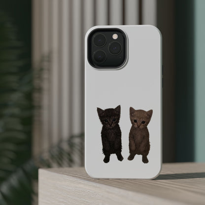 Cute Kittens Magnetic Impact-Resistant Phone Case