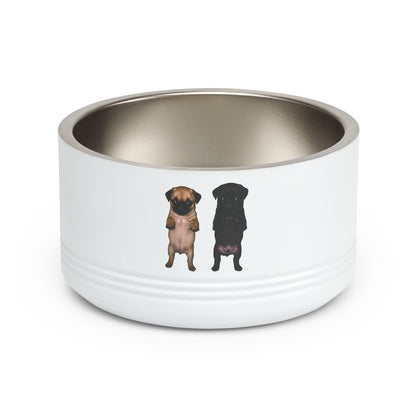 Cute Standing Puppy Dog Pet Bowl — Stainless 18oz Bowl
