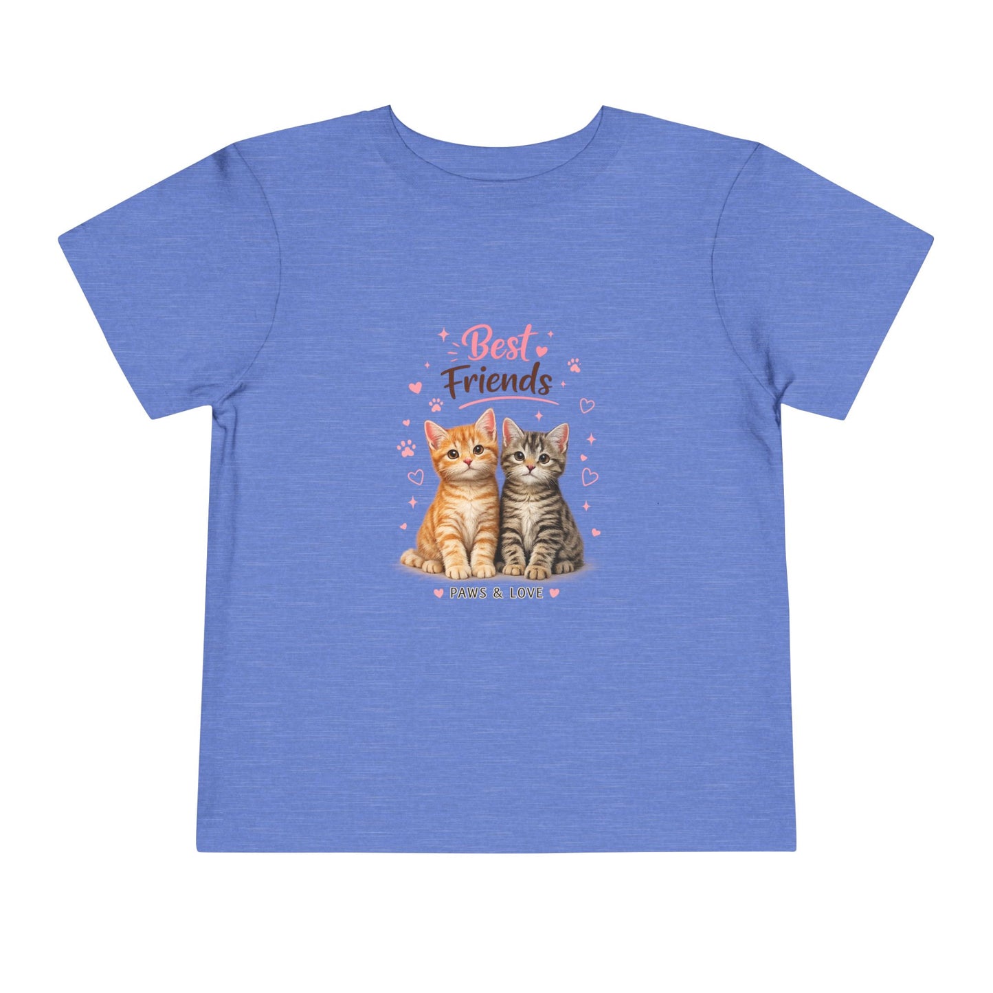 Best Friends Kitten Toddler Tee — Paws & Love Cute Cat Shirt