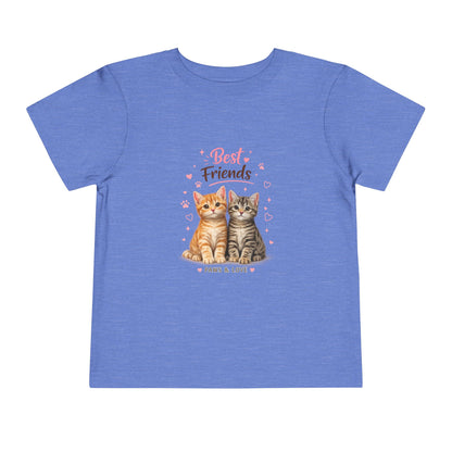 Best Friends Kitten Toddler Tee — Paws & Love Cute Cat Shirt