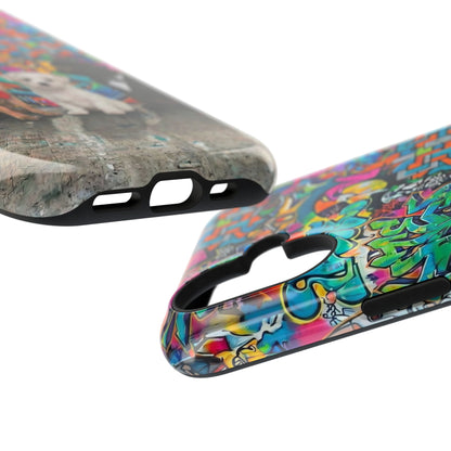 Puppy Squad Graffiti Phone Case — Impact-Resistant Protective Case