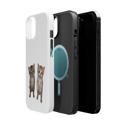 Duo Cute Kitten  Magnetic Impact-Resistant Phone Case
