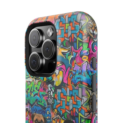 Puppy Squad Graffiti Phone Case — Impact-Resistant Protective Case