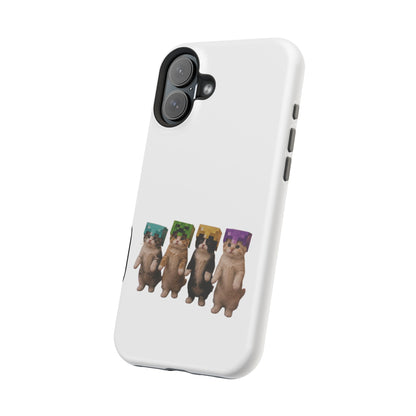 Dancing Kittens Minecraft Helmet Magnetic Impact-Resistant Phone Case