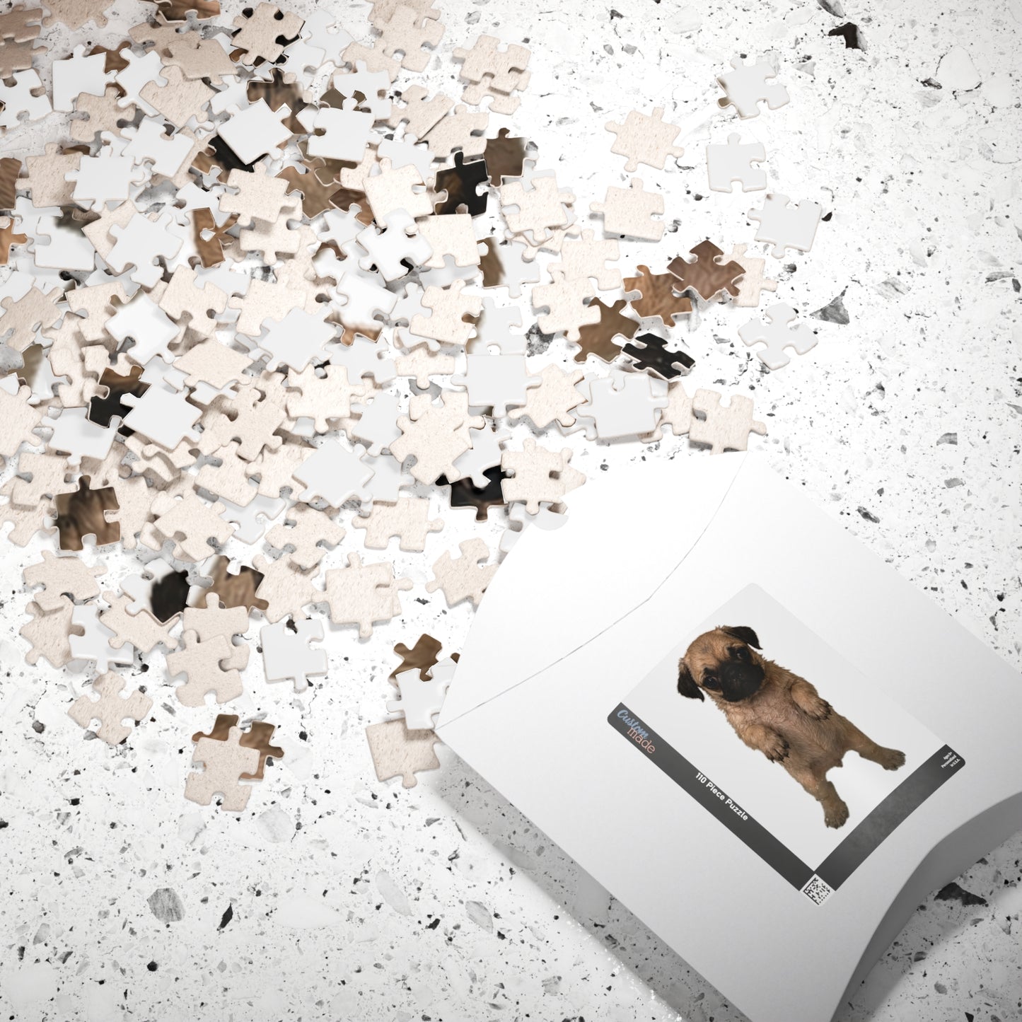 Cute Standing Pug  Puppy  Puzzle