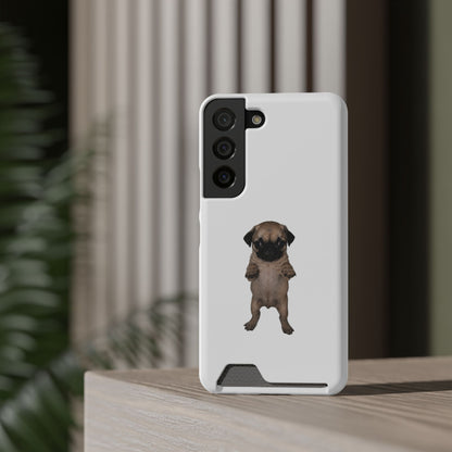 Pug Puppy Card-Holder Phone Case