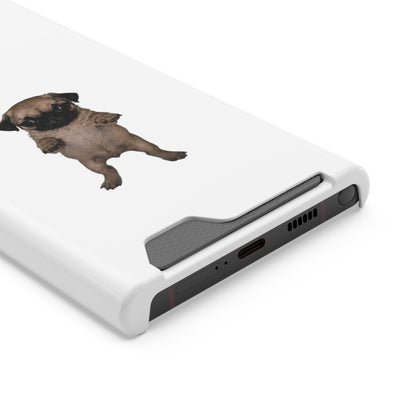 Pug Puppy Card-Holder Phone Case