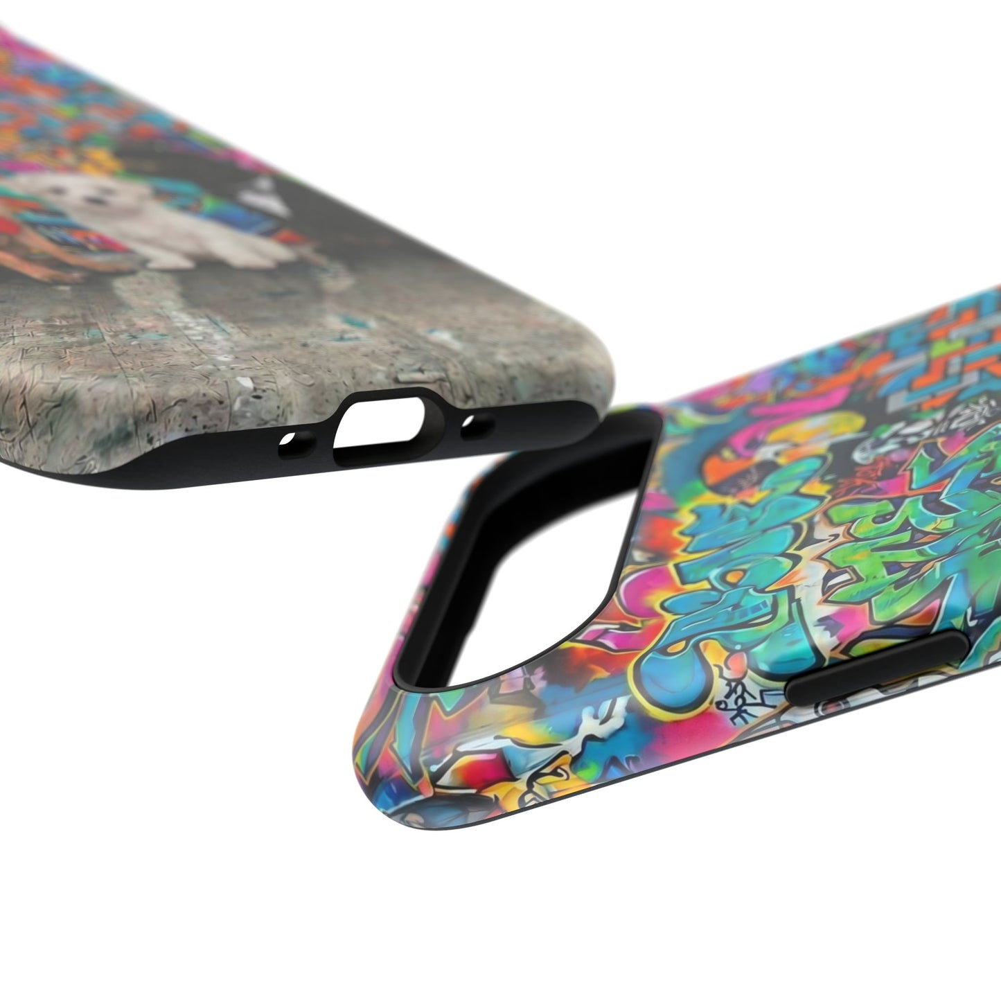 Puppy Squad Graffiti Phone Case — Impact-Resistant Protective Case