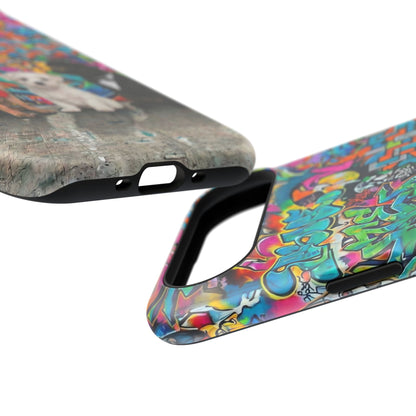 Puppy Squad Graffiti Phone Case — Impact-Resistant Protective Case