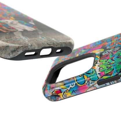 Puppy Squad Graffiti Phone Case — Impact-Resistant Protective Case