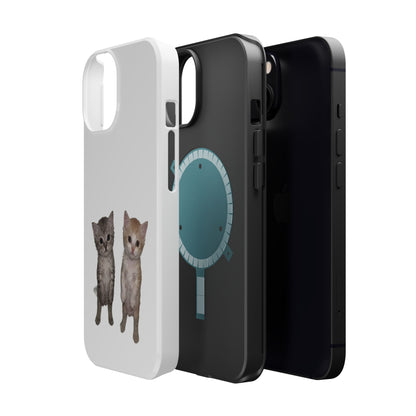 Duo Cute Kitten  Magnetic Impact-Resistant Phone Case