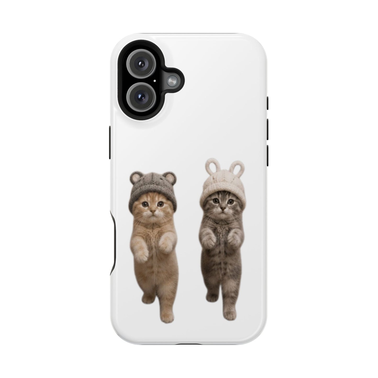 Cute Kittens in Hats Magnetic Impact Phone Case