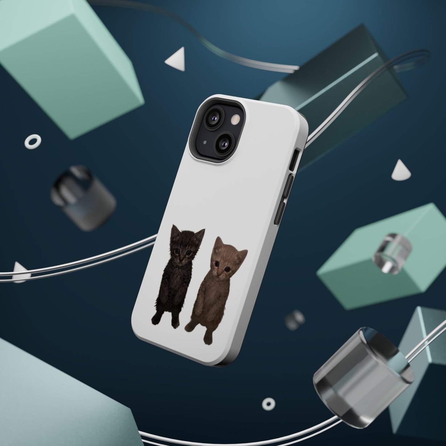 Cute Kittens Magnetic Impact-Resistant Phone Case