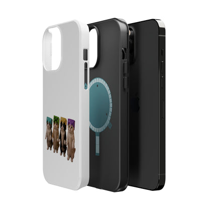 Dancing Kittens Minecraft Helmet Magnetic Impact-Resistant Phone Case