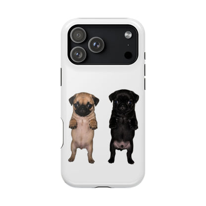 Pug Duo Magnetic Impact-Resistant Phone Case
