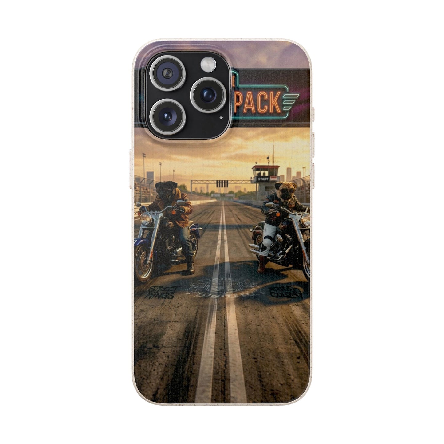 Motorcycle Road Trip Biodegradable Phone Case