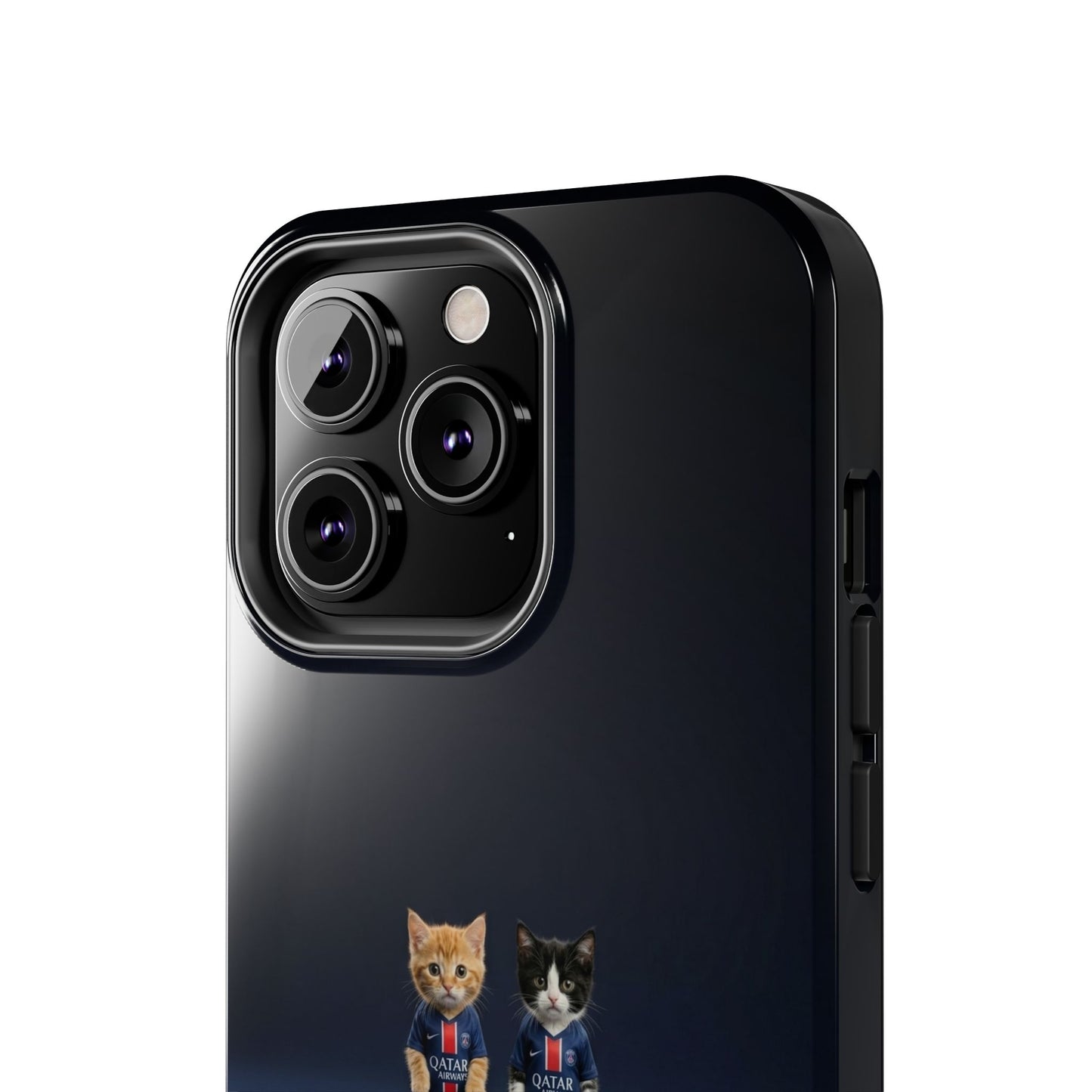 Phone Case — Cute Soccer Cats Design (Kawaii Kitten Football Fans)