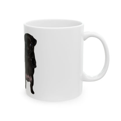 Cute Standing Puppy Pair Ceramic Mug ( 11oz & 15oz )