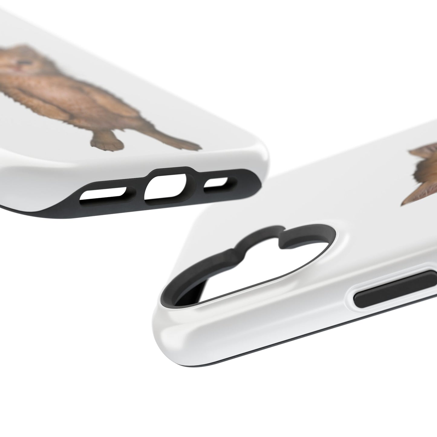 Cute Standing Kitten Magnetic Impact-Resistant Phone Case