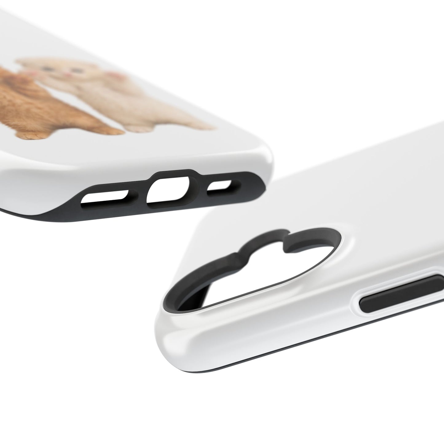 Cute Raising Paws Kittens Magnetic Impact-Resistant  Phone Case
