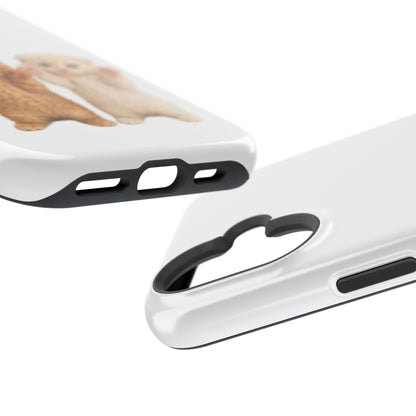 Cute Raising Paws Kittens Magnetic Impact-Resistant  Phone Case