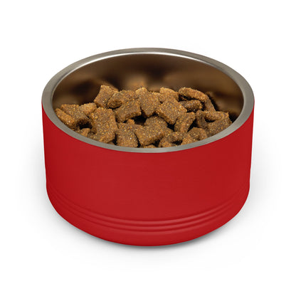 Cute Standing Kitten Stainless Steel Pet Bowl  18oz