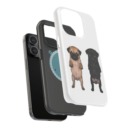 Pug Duo Magnetic Impact-Resistant Phone Case