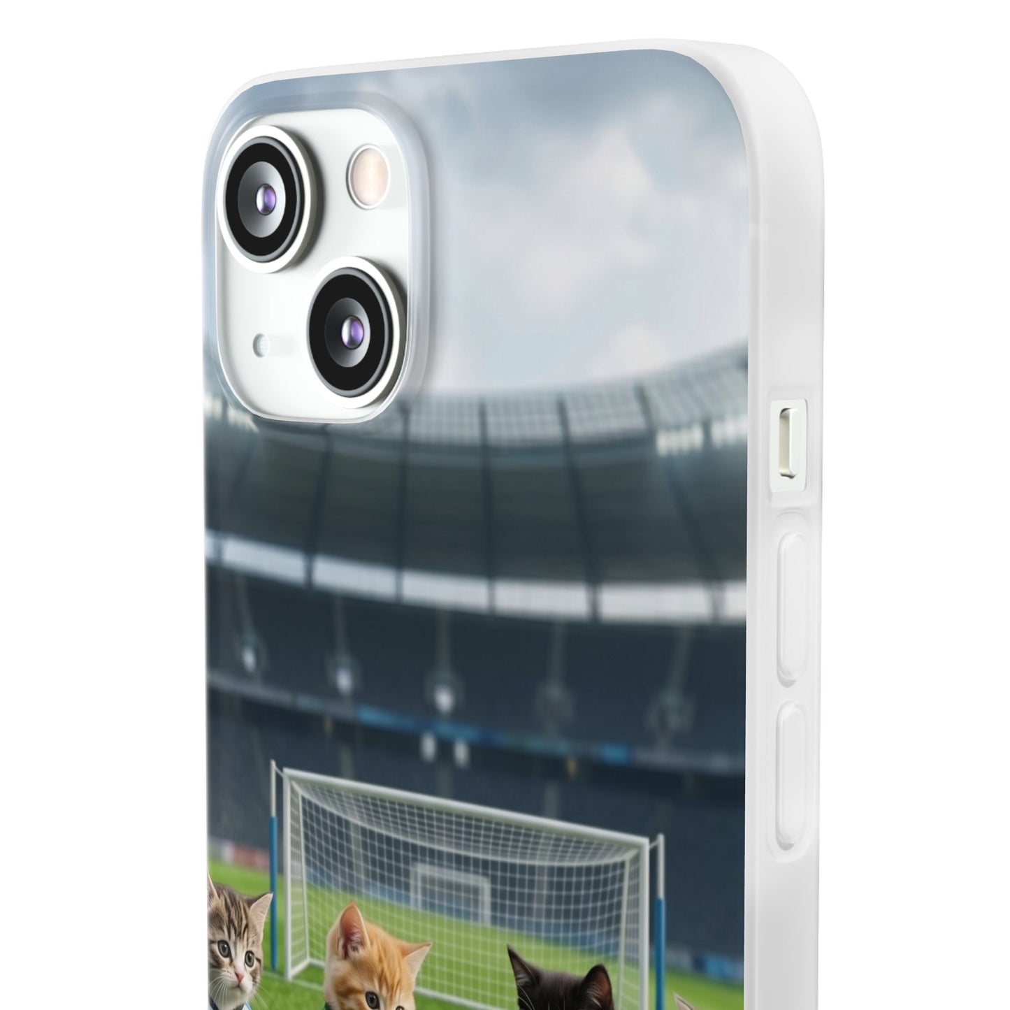 Cute Soccer Cats Phone Case — Kawaii Football Kit iPhone Cover