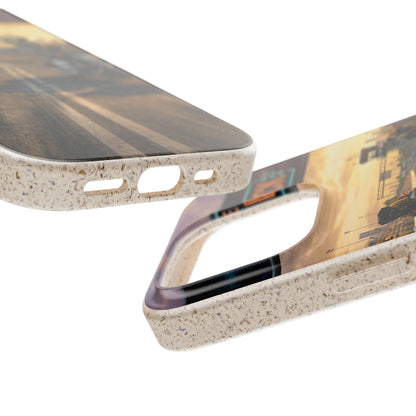 Motorcycle Road Trip Biodegradable Phone Case