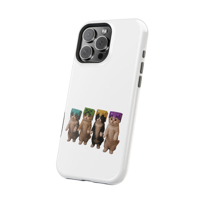 Dancing Kittens Minecraft Helmet Magnetic Impact-Resistant Phone Case