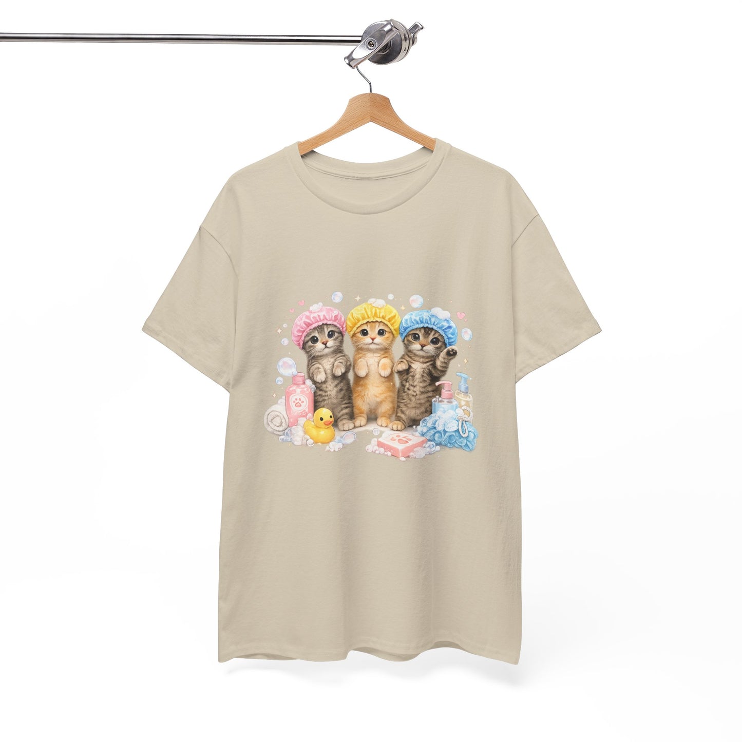Cute Kittens Bath Time T-Shirt