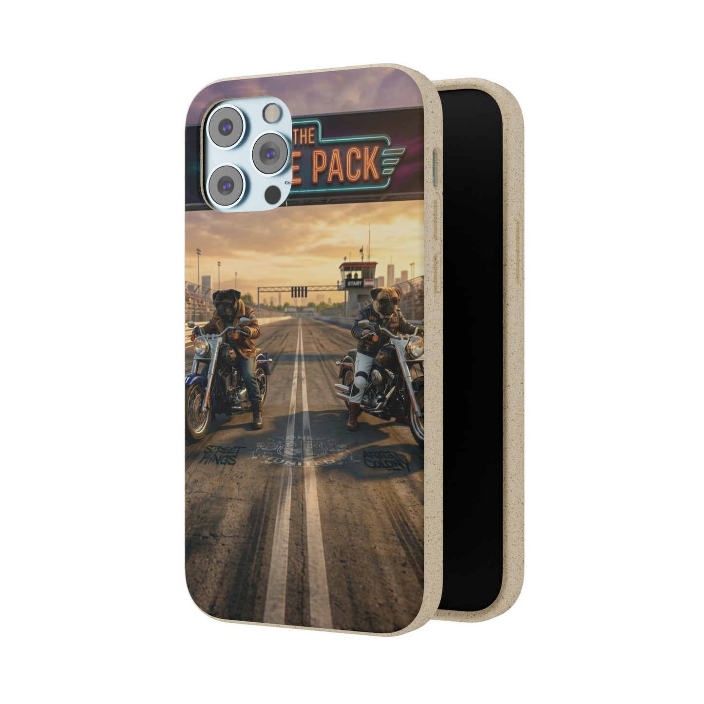 Motorcycle Road Trip Biodegradable Phone Case