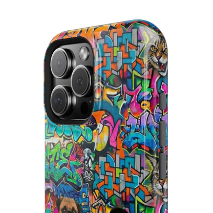 Puppy Squad Graffiti Phone Case — Impact-Resistant Protective Case