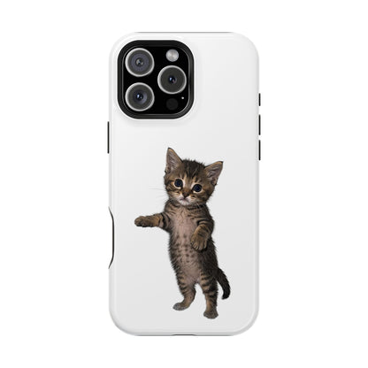 Cute Standing Kitten Magnetic Phone Case
