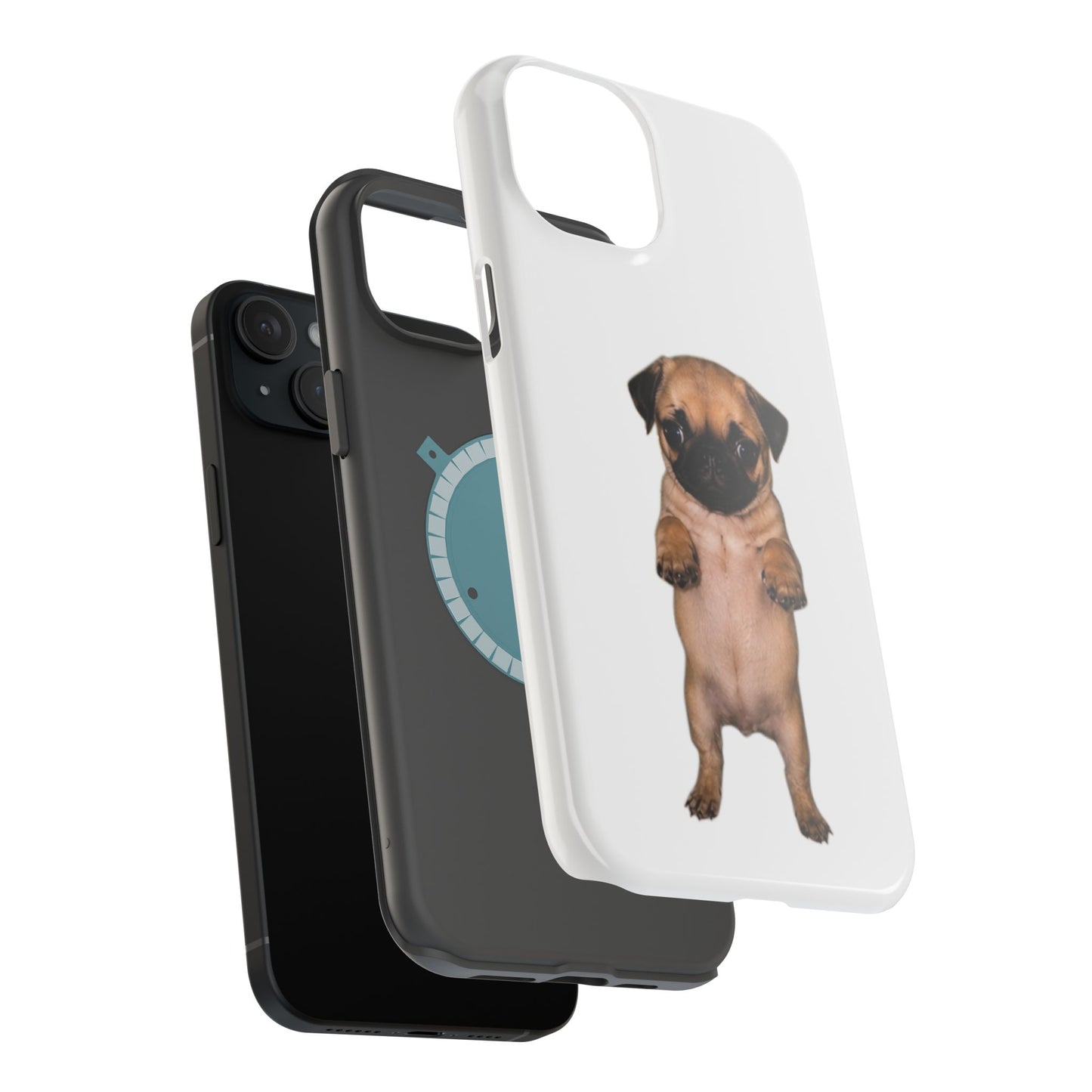 Pug Puppy Magnetic Impact-Resistant Phone Case