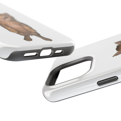 Cute Standing Kitten Magnetic Impact-Resistant Phone Case