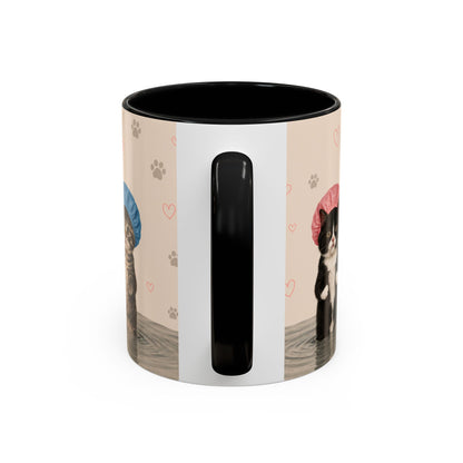 Cute Kittens in Shower Caps Accent Coffee Mug – 11/15oz