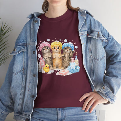 Cute Kittens Bath Time T-Shirt