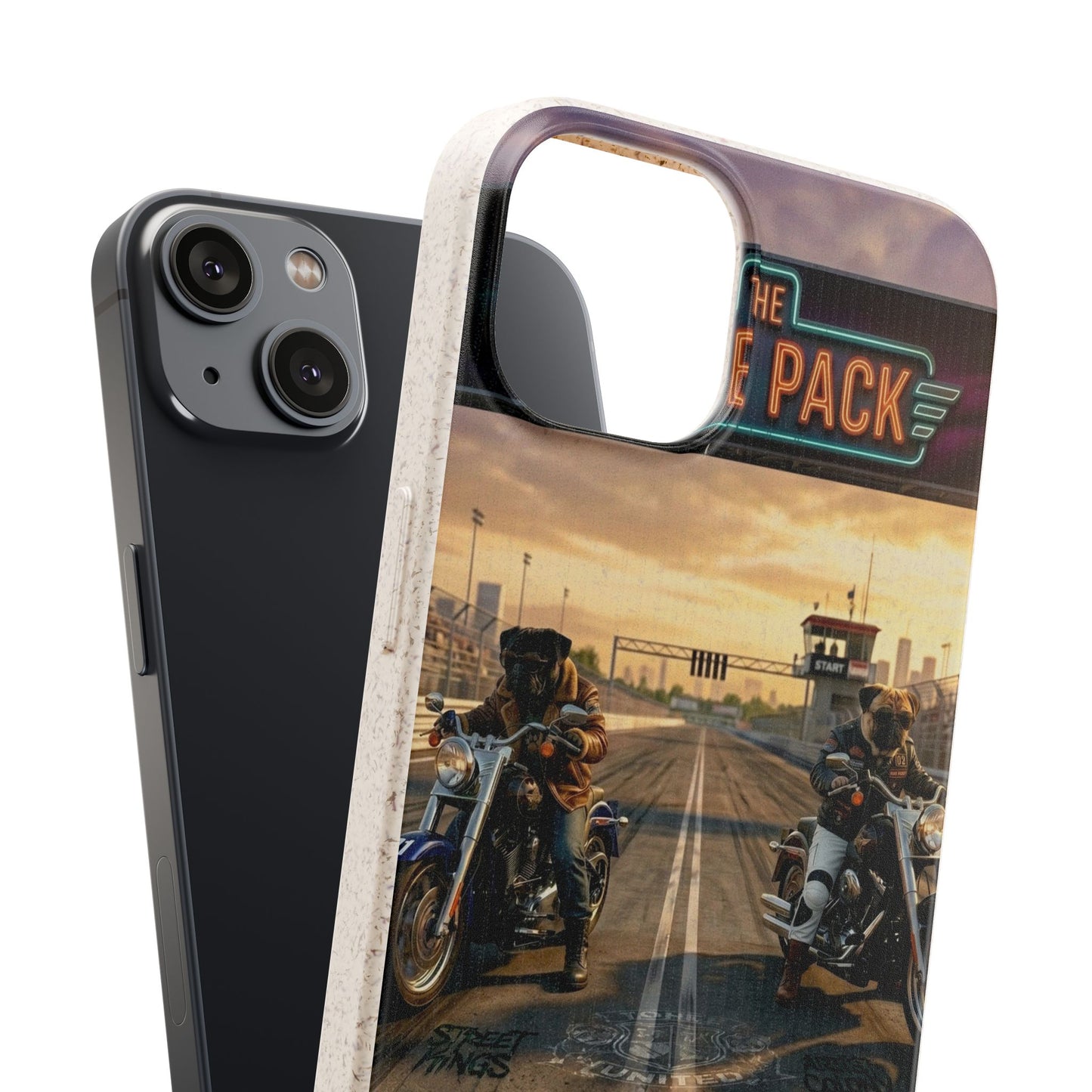 Motorcycle Road Trip Biodegradable Phone Case