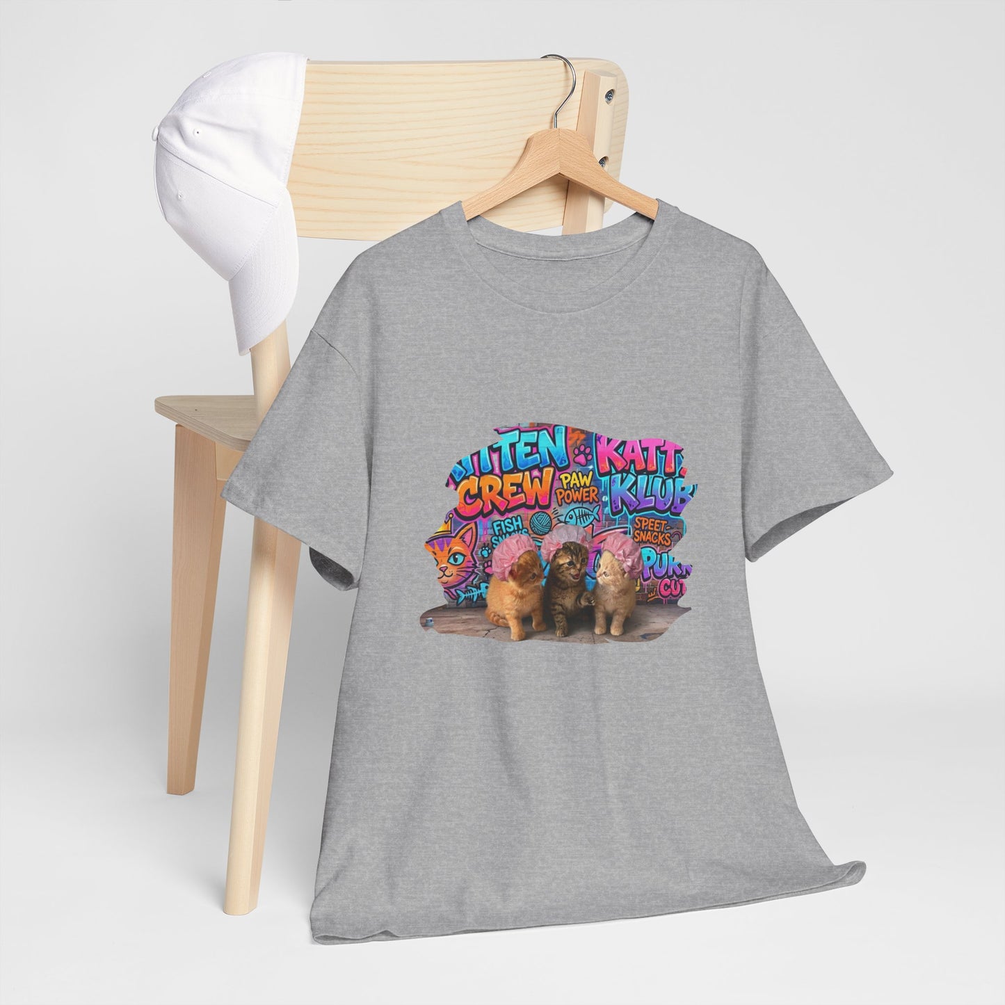 Kitten Crew Graphic Tee — Cute Kittens Cat Lover Shirt