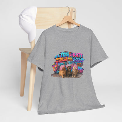 Kitten Crew Graphic Tee — Cute Kittens Cat Lover Shirt