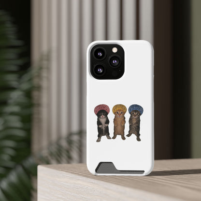 Cute Kittens with Hats Phone Case
