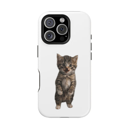 Cute Standing Kitten Magnetic Impact-Resistant Phone Case